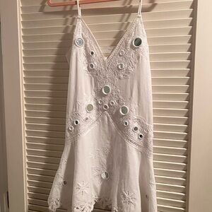 - Elegant White Lace Dress